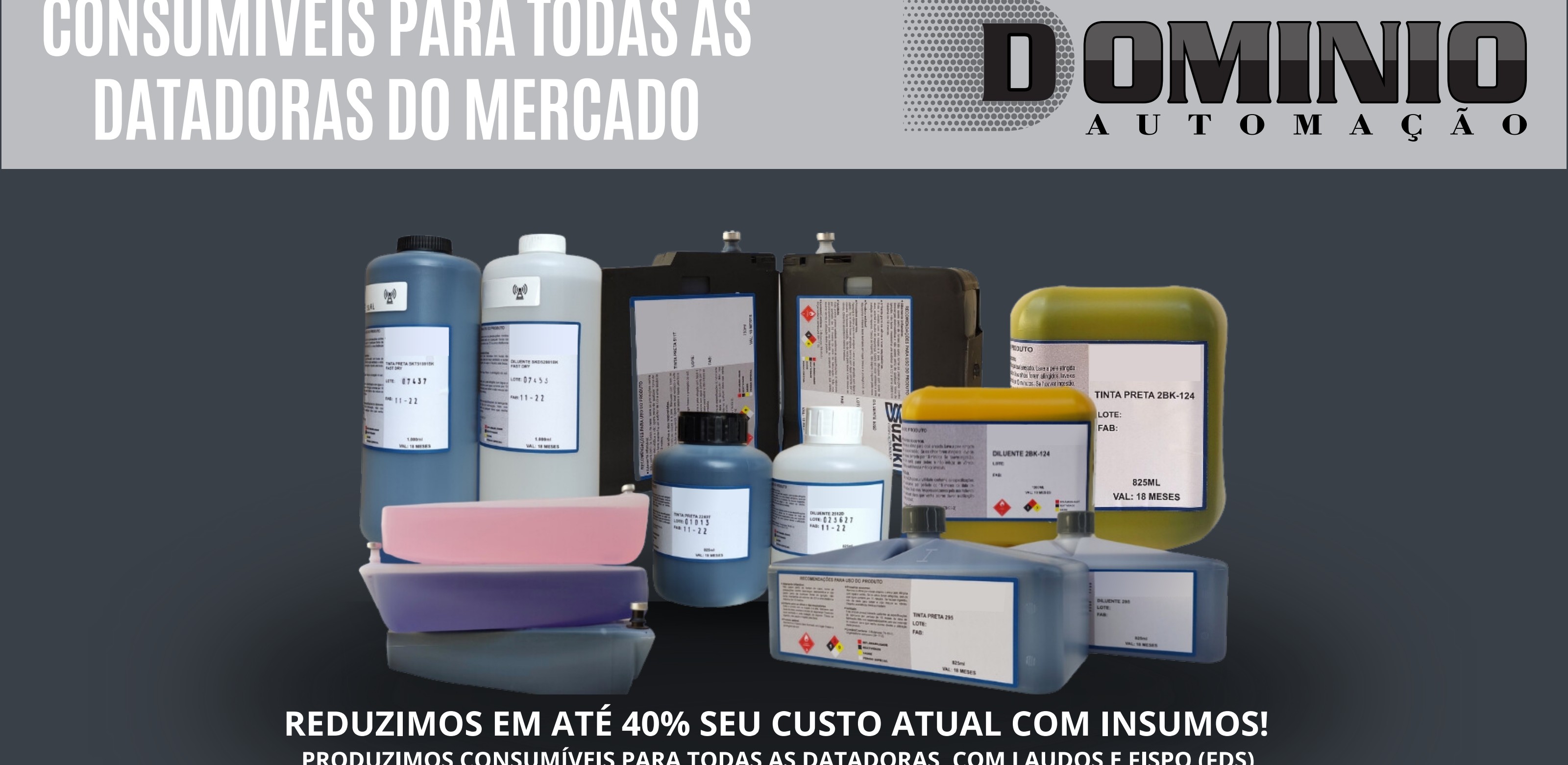 Página do catálogo Domínio Automação: Consumíveis
